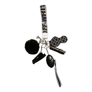 Off-White Wristlet Lanyard Set (black)
